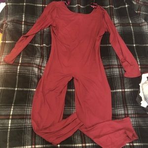 Maroon Jumpsuit